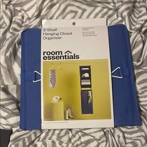 Room Essentials Blue Hanging Closet Organizer